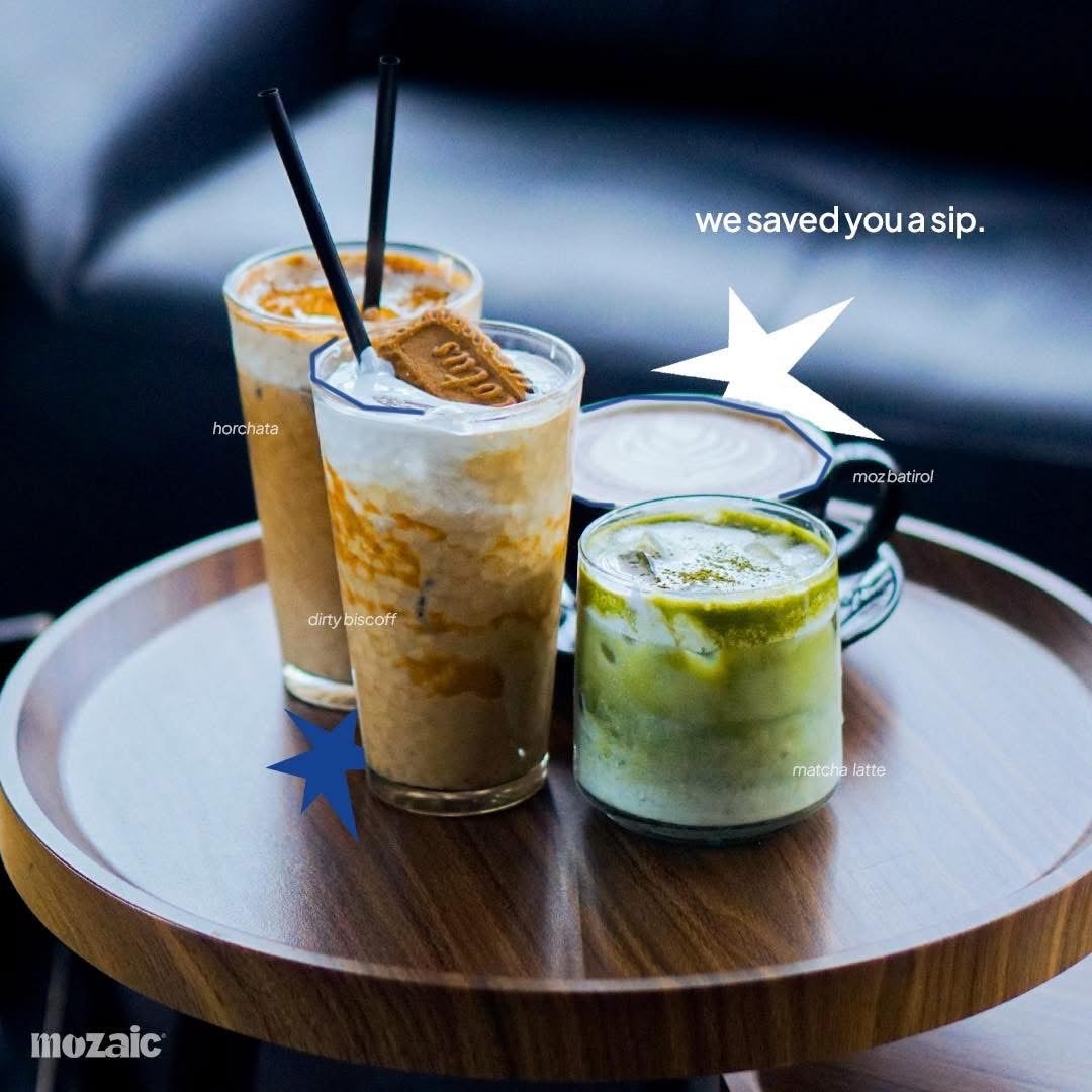 Mozaic Cafe drinks