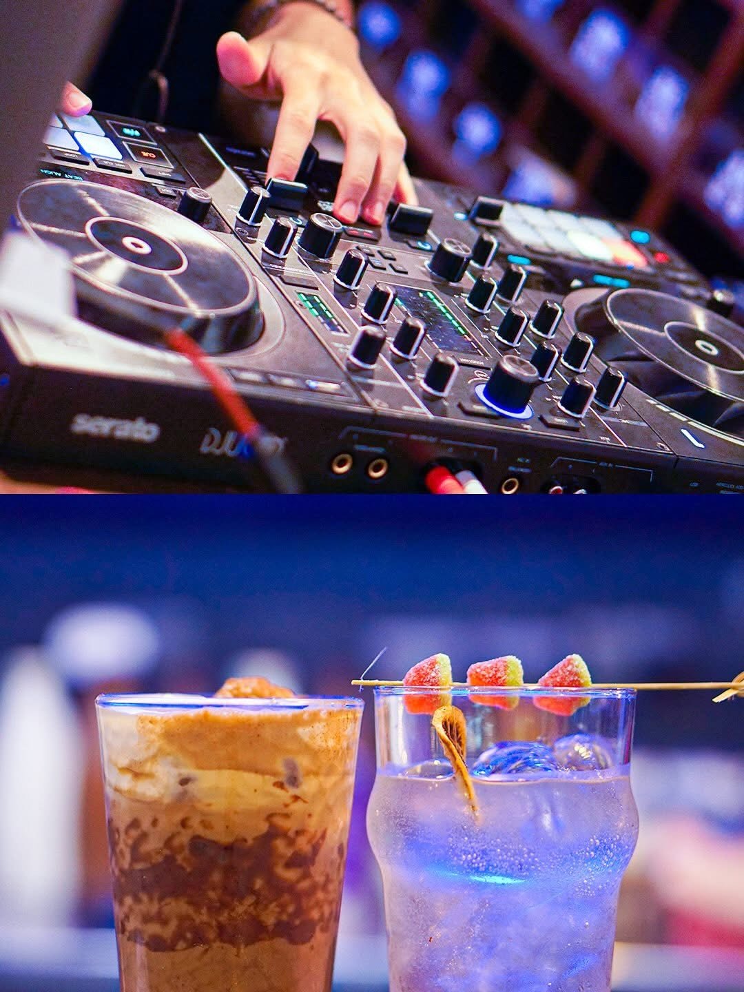 Mozaic Cafe DJ booth